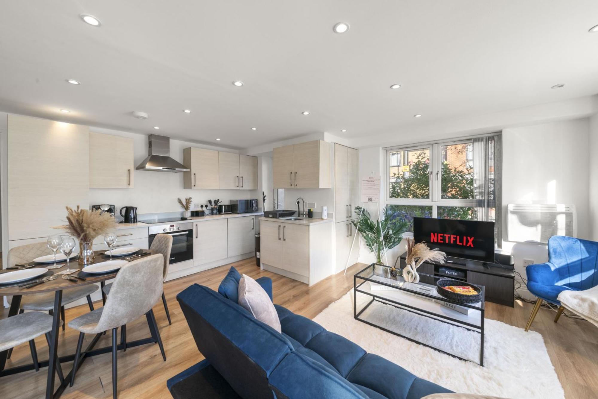 2 Bdr, Wembley Stadium, Parking, Family Friendly Апартаменты Лондон